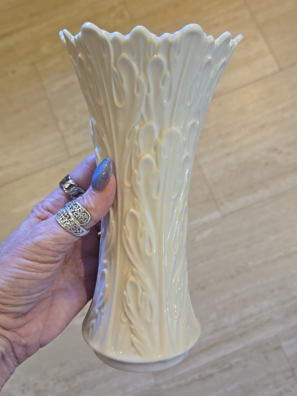 Lenox Woodland Series Ivory Vase